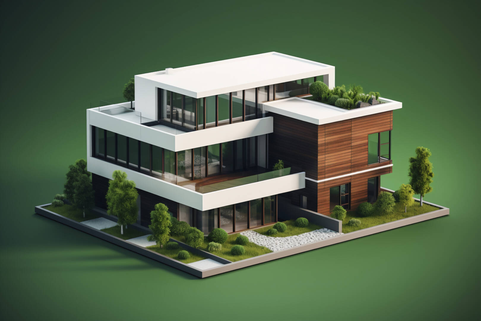 three-dimensional-house-model